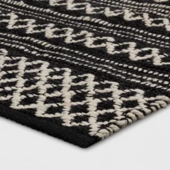 2'x3' Handloom Mixed Fibre Rug Black/White - Threshold™ 6 2'x3' Handloom Mixed Fibre Rug Black/White - Threshold™ -Threshold™ GUEST c9382ba9 1e29 4b97 86af 4299a5086619