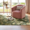 5'x7' Floral Handtufted Area Rug Dark Green - Threshold™ 1 5'x7' Floral Handtufted Area Rug Dark Green - Threshold™ -Threshold™ GUEST ca5b83b9 22b5 4504 9daa cd6054cdcf71