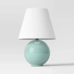 Round Table Lamp With Tapered Shade Blue - Threshold™ 9 Round Table Lamp With Tapered Shade Blue - Threshold™ -Threshold™ GUEST cbb4e421 ccb3 43d8 b7a9 570056592c90