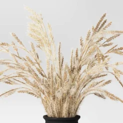 Grass Arrangement In Ceramic Pot Black - Threshold™ -Threshold™ GUEST cbf73334 5a06 41bb b5dd f3e7db59aec5