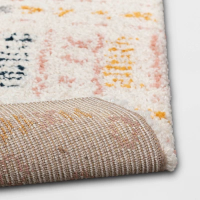 Geometric Area Rug Cream - Threshold™ 5 Geometric Area Rug Cream - Threshold™ - Image 3