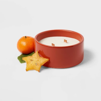 8oz 2-Wick Island Starfruit And Nectarine Candle Orange - Threshold™ 4 8oz 2-Wick Island Starfruit And Nectarine Candle Orange - Threshold™ - Image 2