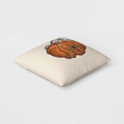 Pumpkin With Spider Cotton Square Halloween Throw Pillow Ivory - Threshold™ 8 Pumpkin With Spider Cotton Square Halloween Throw Pillow Ivory - Threshold™ -Threshold™ GUEST d21b2705 06b9 4a1a b653 18e797617bdd