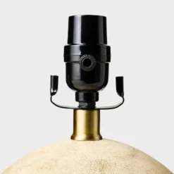 Round Faux Wood Lamp Base Brown - Threshold™ Designed With Studio McGee -Threshold™ GUEST d4da6b5e c776 4d67 939e cfbfcda618c3