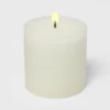 Pillar Candle Soft Cotton White - Threshold™ -Threshold™ GUEST d704624a 777a 4525 aad1 618eb9262130