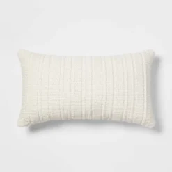 Oversized Textural Woven Throw Pillow Cream - Threshold™ -Threshold™ GUEST d7a91a82 5918 475d b2f6 dab363b9a19f