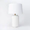 24"x16" Ceramic Assembled Table Lamp White - Threshold™ Designed With Studio McGee: Ribbed Design, Dimmable, UL Listed -Threshold™ GUEST db4c653d e88d 42df 8c00 5a8531711d06