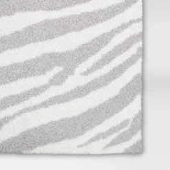 Cozy Feathery Knit Zebra Throw Blanket Gray - Threshold™ -Threshold™ GUEST dcc96bdc eff6 4c89 b6a3 0f7ee8489cf0