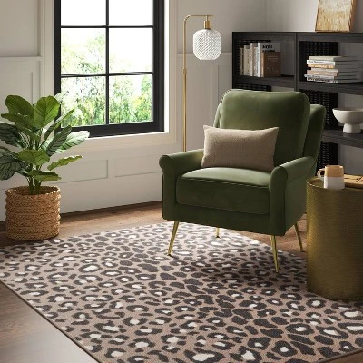 Leopard Area Rug Brown - Threshold™ 3 Leopard Area Rug Brown - Threshold™