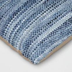 Oversized Lumbar Woven Pillow Blue - Threshold™ -Threshold™ GUEST e21dd3af f231 4058 be50 7cc6352dc91a