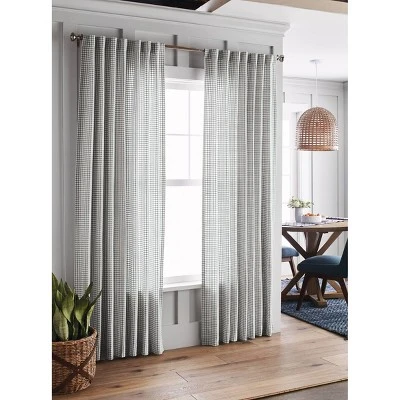 1pc 54"x84" Light Filtering Honeycomb Curtain Panel Gray - Threshold™ 3 1pc 54"x84" Light Filtering Honeycomb Curtain Panel Gray - Threshold™
