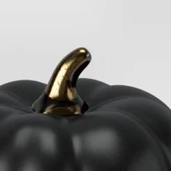 Set Of 3 Small Ceramic Halloween Pumpkins With Gold Stem - Threshold™ 7 Set Of 3 Small Ceramic Halloween Pumpkins With Gold Stem - Threshold™ -Threshold™ GUEST e522c71c 5236 4716 87d9 cb99acca79a8