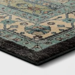 Distressed Geometric Tufted Area Rug Green - Threshold™ -Threshold™ GUEST e6c69bfe 4a70 465a 82cb a32f09138ab4