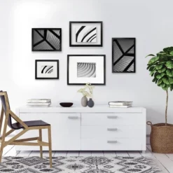 8" X 10" Matted To 4" X 6" Thin Gallery Image Frame Beveled Mat Black - Threshold™: Modern Wall Decor, MDF Material -Threshold™ GUEST e8fe85ac 19af 4b4d b5ae 99971edf30ca