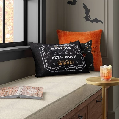 Lumbar Full Moon Pillow - Threshold™ 3 Lumbar Full Moon Pillow - Threshold™