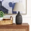 Small Textured Ceramic Lamp Base Black - Threshold™ -Threshold™ GUEST ee7d958d b7ff 43a6 a873 f6c25c82ddb6
