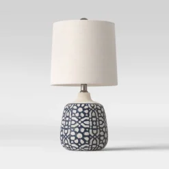 Assembled Ceramic Table Lamp Blue - Threshold™ -Threshold™ GUEST eebdc7b4 b4c2 498c 8aa2 5c9883583dfe