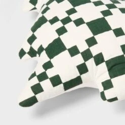 Holiday Tree Shaped Decorative Throw Pillow Green - Threshold™ -Threshold™ GUEST f0e7e807 d55b 44f8 9c28 86a2fc59de58