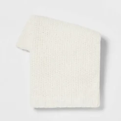 Solid Chenille Knit Throw Blanket - Threshold™ -Threshold™ GUEST f589fb0f a2a5 4555 a801 95c826409542