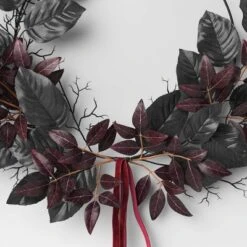 Halloween Leaf And Floral Wreath - Threshold™ -Threshold™ GUEST f5ffc4d7 9ce4 4df2 9aad 7504e348619b