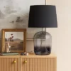 Smoked Glass Table Lamp Black (Includes LED Light Bulb) - Threshold™ -Threshold™ GUEST f6ea20fb 05c7 4624 a202 ee030a752c6a
