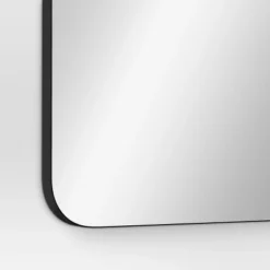 20" X 60" Infinity Full Length Mirror Black - Threshold™ -Threshold™ GUEST fec649e8 28c6 4967 a91d 411029de7ff7